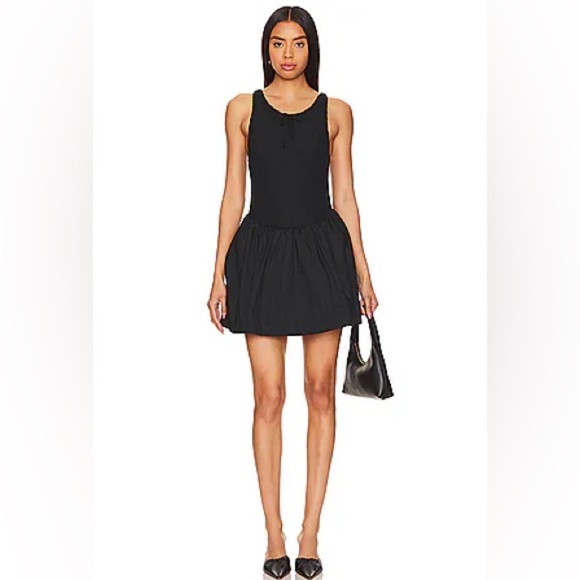 For Love And Lemons Dresses & Skirts - For Love And Lemons Black Halter Sundress Cocktail ABITO MINI BILLIE